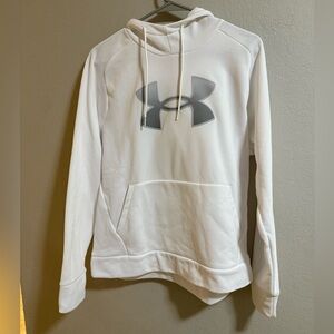 Under Armour Armour Fleece Hoodie – White (Women’s L, NWT)